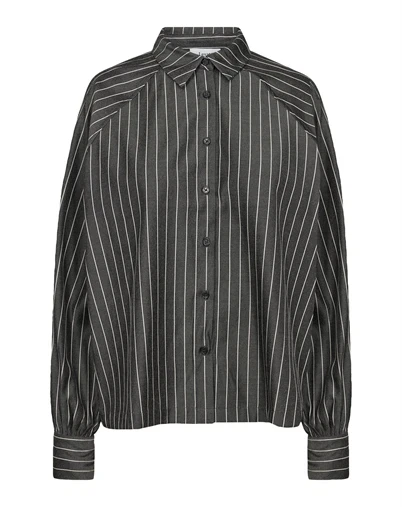 Leveté Room - LR - Kaya 1 Skjorte - Black Oyster Combi